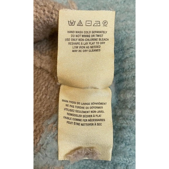 Sleeping On Snow Sweater Size XS Anthropologie Wool Blue Gray Orange Pullover - Picture 6 of 8